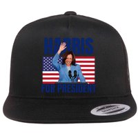 Kalama Harris For President 2024 Gift Flat Bill Trucker Hat