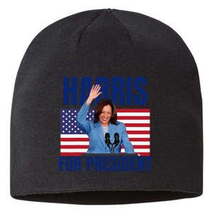 Kalama Harris For President 2024 Gift Sustainable Beanie