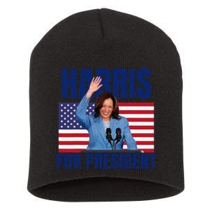 Kalama Harris For President 2024 Gift Short Acrylic Beanie