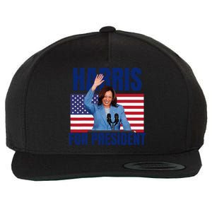 Kalama Harris For President 2024 Gift Wool Snapback Cap