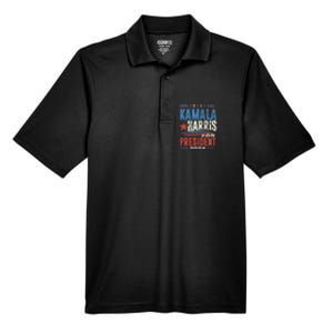 Kamala Harris For President 2024 President Campaign Men's Origin Performance Pique Polo