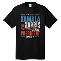 Kamala Harris For President 2024 President Campaign Tall T-Shirt