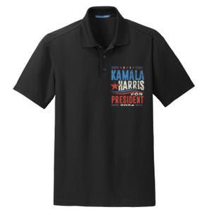 Kamala Harris For President 2024 President Campaign Dry Zone Grid Polo