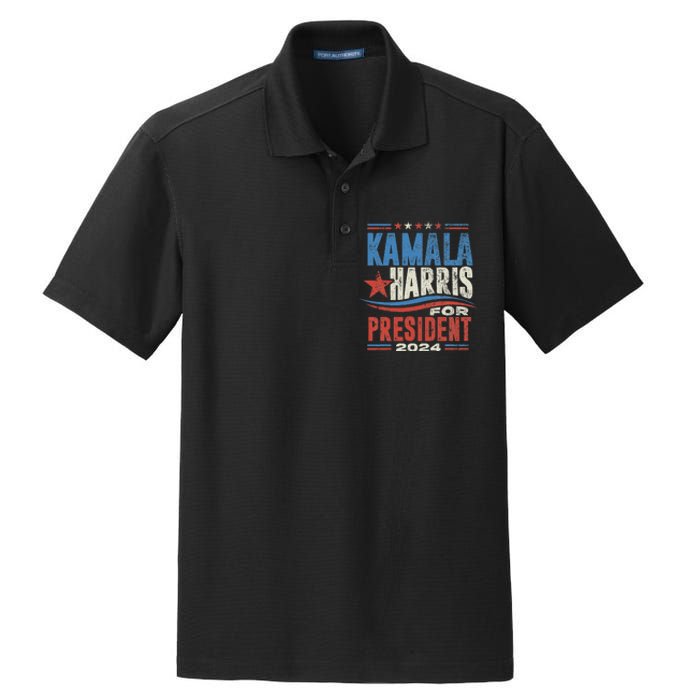 Kamala Harris For President 2024 President Campaign Dry Zone Grid Polo