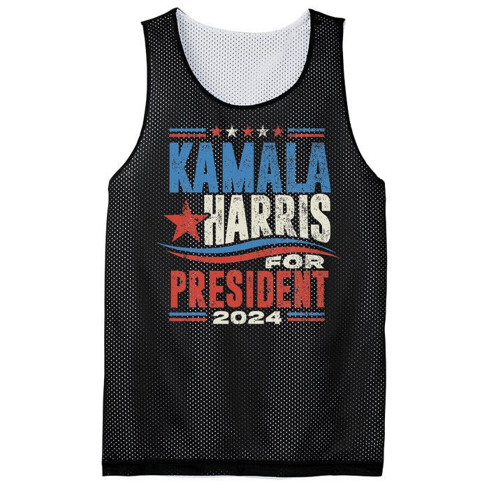 Kamala Harris For President 2024 President Campaign Mesh Reversible Basketball Jersey Tank