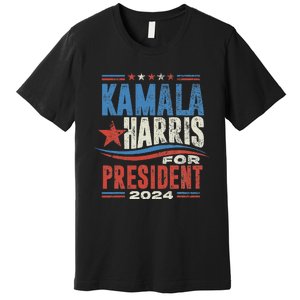 Kamala Harris For President 2024 President Campaign Premium T-Shirt