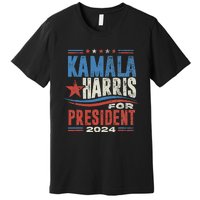 Kamala Harris For President 2024 President Campaign Premium T-Shirt