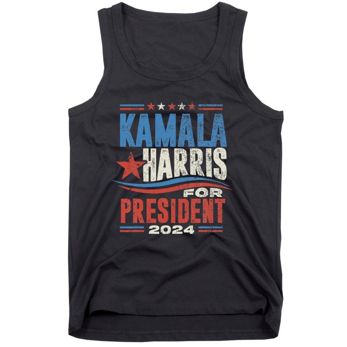 Kamala Harris For President 2024 President Campaign Tank Top