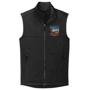 Kamala Harris For President 2024 President Campaign Collective Smooth Fleece Vest