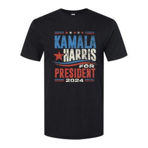 Kamala Harris For President 2024 President Campaign Softstyle CVC T-Shirt