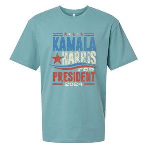 Kamala Harris For President 2024 President Campaign Sueded Cloud Jersey T-Shirt