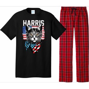 Kamala Harris For President 2024 Funny Cat Lady Pajama Set