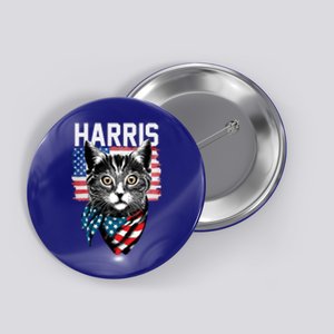 Kamala Harris For President 2024 Funny Cat Lady Button