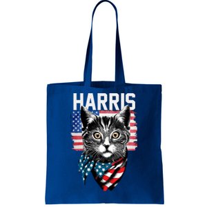 Kamala Harris For President 2024 Funny Cat Lady Tote Bag