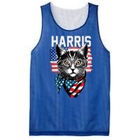 Kamala Harris For President 2024 Funny Cat Lady Mesh Reversible Basketball Jersey Tank