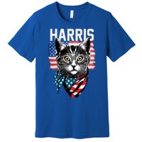 Kamala Harris For President 2024 Funny Cat Lady Premium T-Shirt