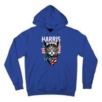 Kamala Harris For President 2024 Funny Cat Lady Tall Hoodie