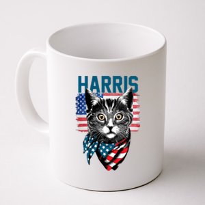 Kamala Harris For President 2024 Funny Cat Lady Coffee Mug