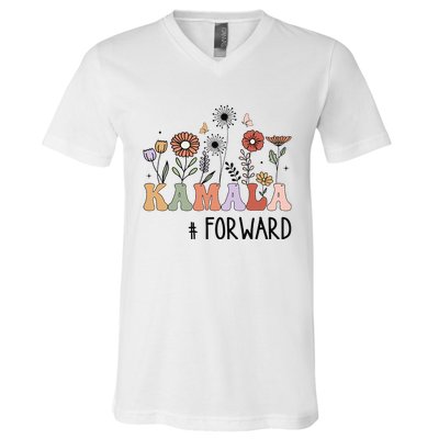 Kamala Harris Forward 2024 Presidential Election President V-Neck T-Shirt