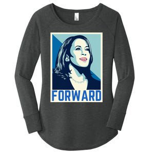 Kamala Harris Forward 2024 Women's Perfect Tri Tunic Long Sleeve Shirt