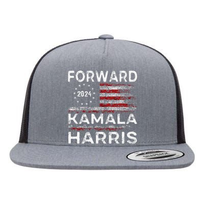 Kamala Harris Forward 2024 Presidential Election President Flat Bill Trucker Hat