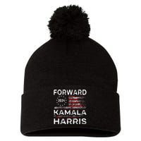 Kamala Harris Forward 2024 Presidential Election President Pom Pom 12in Knit Beanie