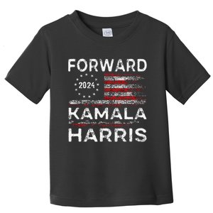 Kamala Harris Forward 2024 Presidential Election President Toddler T-Shirt