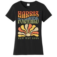 Kamala Harris Forward 2024 Presidential Election Groovy Women's T-Shirt