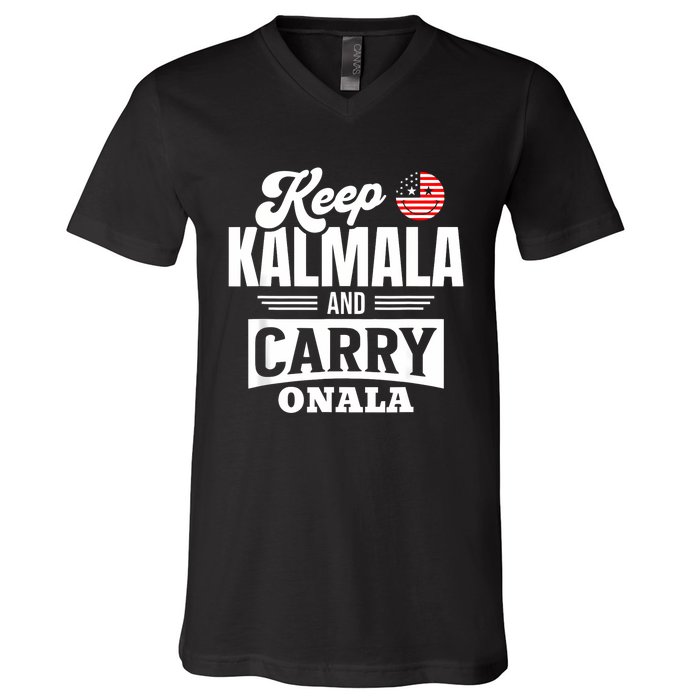 Kamala Harris For President V-Neck T-Shirt