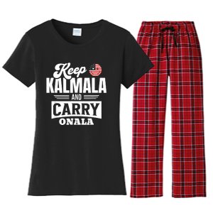 Kamala Harris For President Women's Flannel Pajama Set