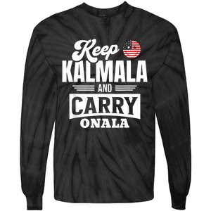 Kamala Harris For President Tie-Dye Long Sleeve Shirt