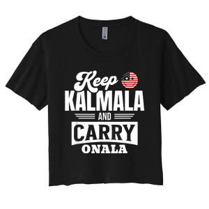 Kamala Harris For President Women's Crop Top Tee