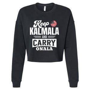 Kamala Harris For President Cropped Pullover Crew