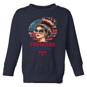 Kamala Harris Forward 2024 Presidential Election President Toddler Sweatshirt