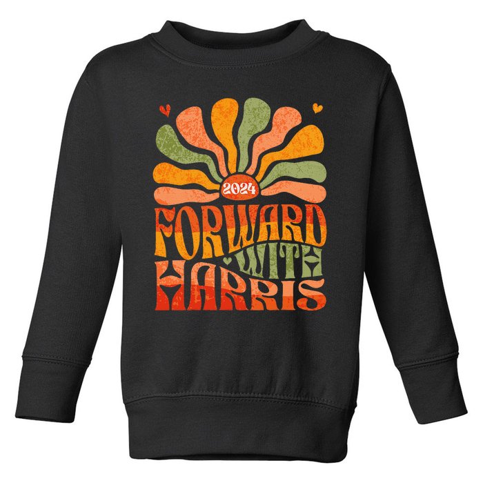 Kamala Harris Forward 2024 Presidential Election President Toddler Sweatshirt