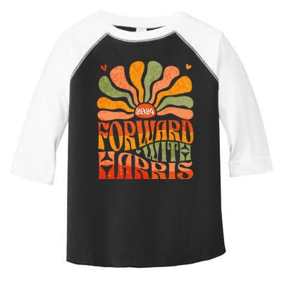 Kamala Harris Forward 2024 Presidential Election President Toddler Fine Jersey T-Shirt