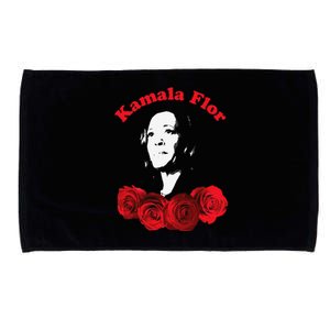 Kamala Harris For President Mexicans For Kamala Kamala Flor Microfiber Hand Towel