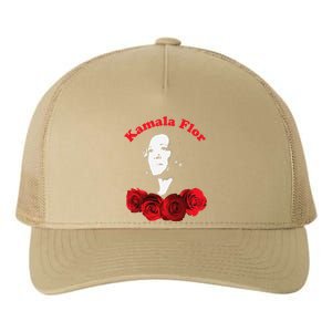 Kamala Harris For President Mexicans For Kamala Kamala Flor Yupoong Adult 5-Panel Trucker Hat