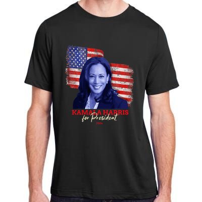 Kamala Harris For President 2024 Madam Vice President Adult ChromaSoft Performance T-Shirt