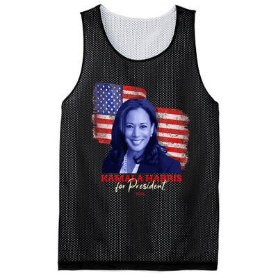 Kamala Harris For President 2024 Madam Vice President Mesh Reversible Basketball Jersey Tank