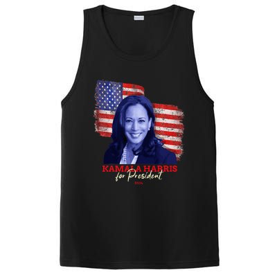 Kamala Harris For President 2024 Madam Vice President PosiCharge Competitor Tank