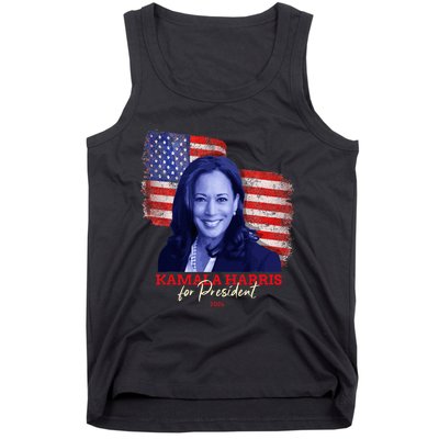 Kamala Harris For President 2024 Madam Vice President Tank Top