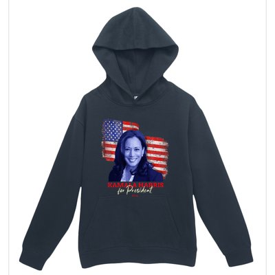 Kamala Harris For President 2024 Madam Vice President Urban Pullover Hoodie