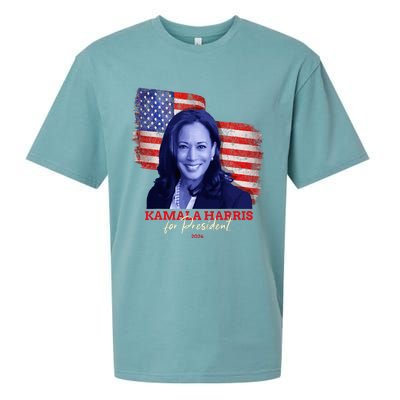 Kamala Harris For President 2024 Madam Vice President Sueded Cloud Jersey T-Shirt