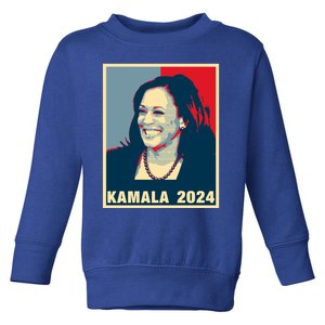 Kamala Harris For President 2024 Madam Vice President Gift Toddler Sweatshirt