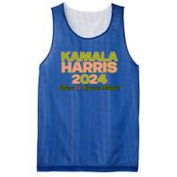 Kamala Harris For President 2024 Green Democratic Gift Mesh Reversible Basketball Jersey Tank