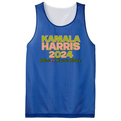 Kamala Harris For President 2024 Green Democratic Gift Mesh Reversible Basketball Jersey Tank