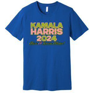 Kamala Harris For President 2024 Green Democratic Gift Premium T-Shirt