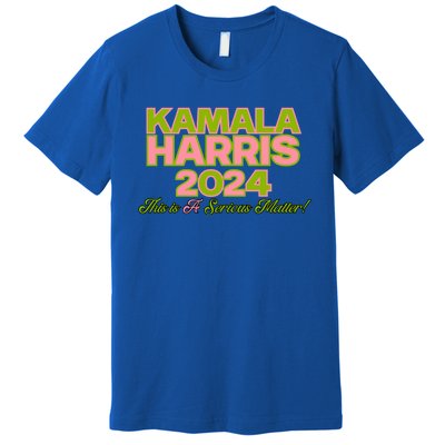 Kamala Harris For President 2024 Green Democratic Gift Premium T-Shirt