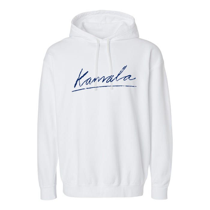 Kamala Harris For President 2024 Kamala Signature Garment-Dyed Fleece Hoodie